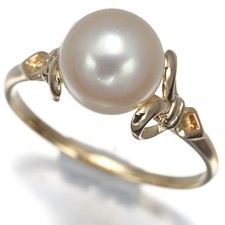Auth Mikimoto Ring Akoya Pearl