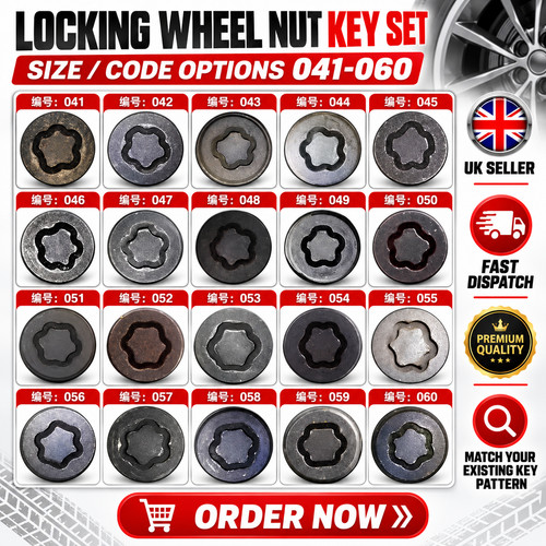 Locking wheel nut - nut, security