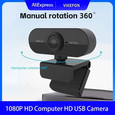 Full HD 1080P Webcam USB AutoFocus Web Camera Microphone For PC Laptop Mac UK