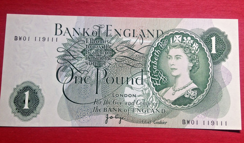 Qeii bank england - bank, £1