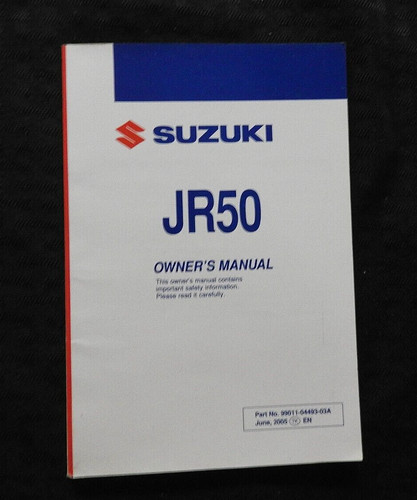 Genuine 2005 2006 - suzuki, 50cc
