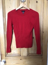 SIZE 10 NEW LOOK RED SKINNY