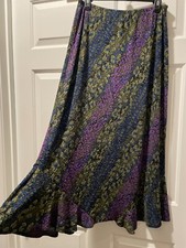 Mirasol Vtg Skirt Pull on Blue