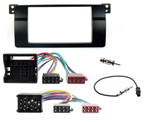 Black double din fascia full - din,