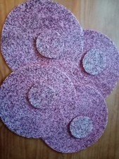 Marks And Spencer 4 Pink Beaded Table Mats With 4 Matching  Cup Mats
