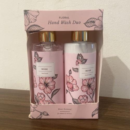 Floral hand wash duo - rose,