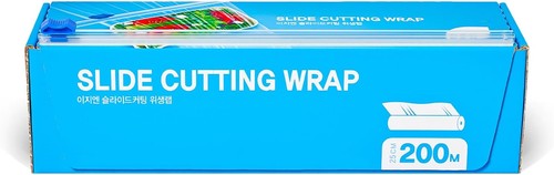 Slide cutting plastic food - cutting,