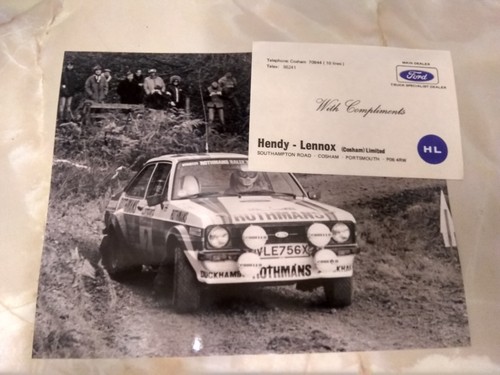 Mk2 ford escort - rs1800, rally