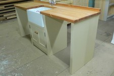Freestanding Sink Unit With Two Open Appliance Gaps-Hardwood or Softwood *Offer*
