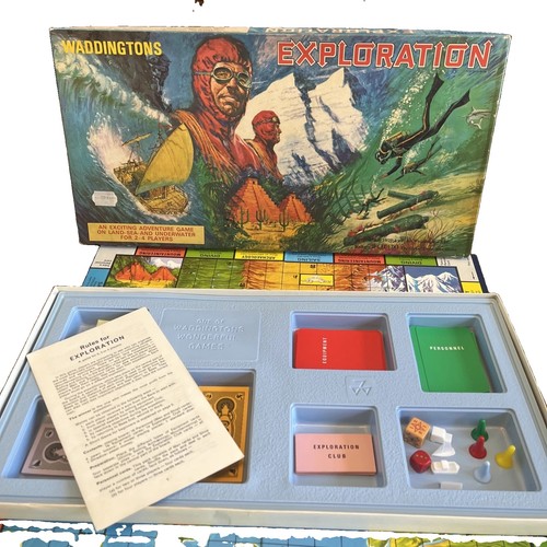 Exploration board game vintage - board,