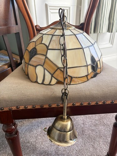 Vintage tiffany style stained - tiffany,