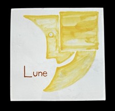 Hand Painted French Wall Tile