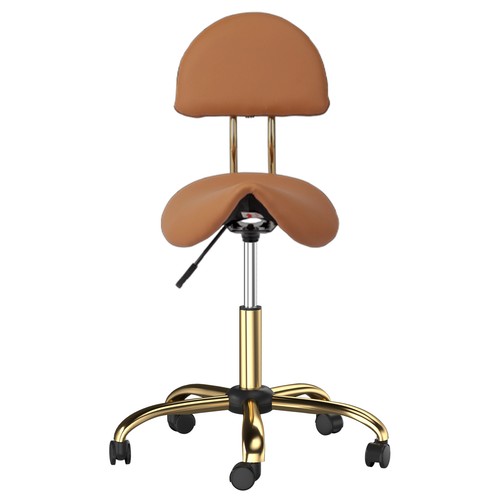 Adjustable saddle swivel salon - adjustable,