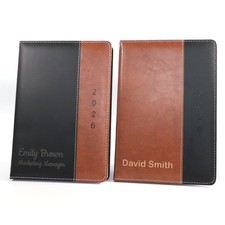 Personalised Premium 2026 Diary Organiser - A5 size | Custom Engraved Planner