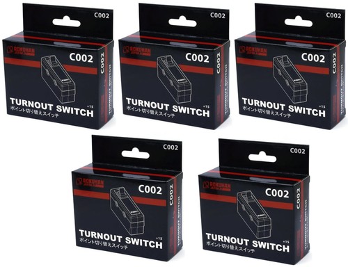 Set rokuhan c002 turnout - set,