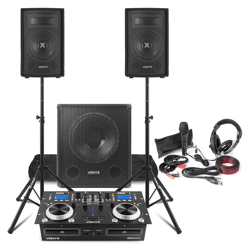 Complete setup speakers - dj,