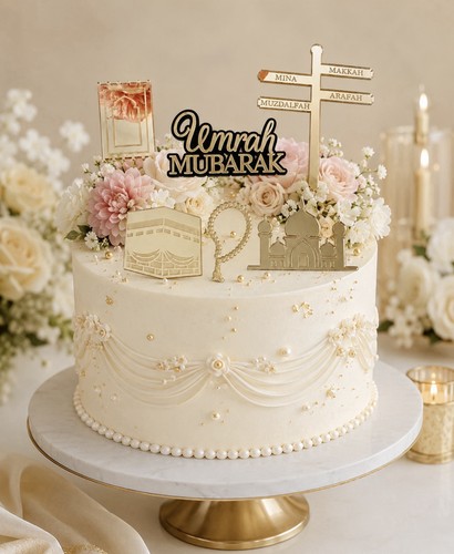 Umrah cake toppers kaaba - umrah,