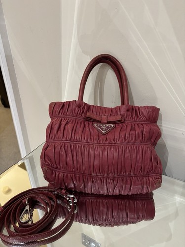 Prada logo plate - leather, 2way