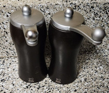 Peugeot Salt & Pepper Mill Grinder Peugeot Mechanism France  vintage Sterling