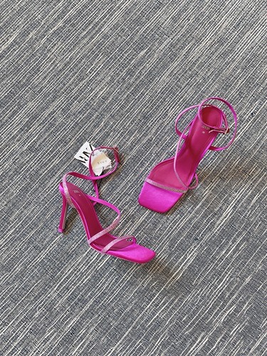 Zara fuchsia pink heeled - zara,