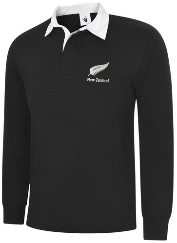 New zealand long sleeve rugby - new,
