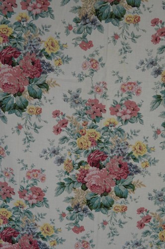Vintage chintz floral curtains - vintage,