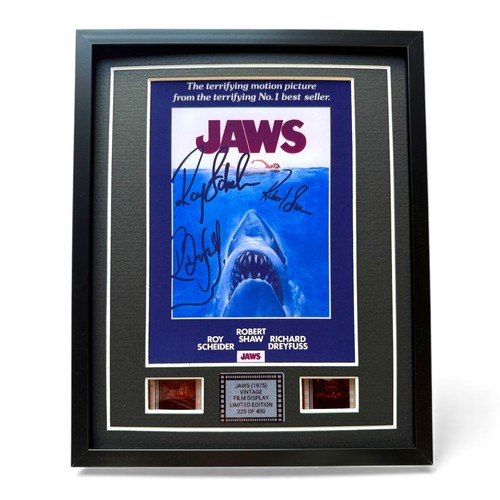 Jaws signed preprint film - preprint,
