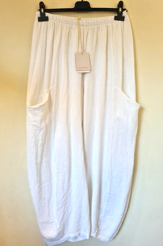 Italian washed linen trousers - italian,