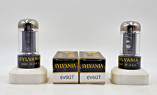 6V6GT Sylvania 2 Tubes