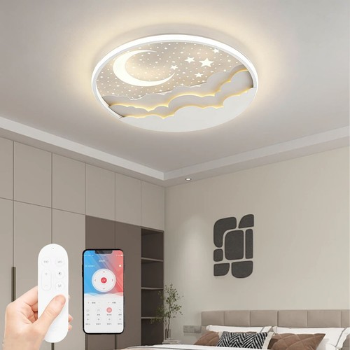 Star moon ceiling - moon, light