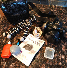 Canon PowerShot SX20 IS 12.1MP Digital Camera - Black