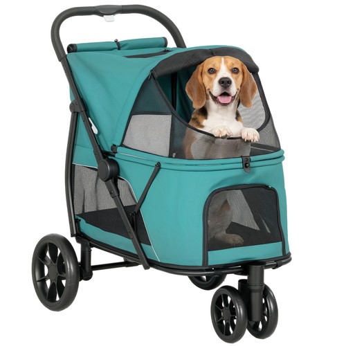 Pawhut dog stroller - stroller,, 3