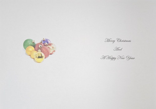 Christmas card inserts - card, x