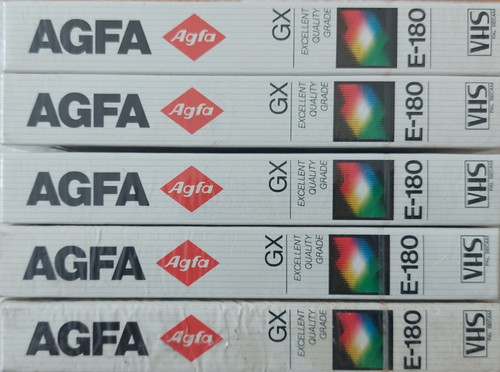 Agfa video cassette tapes - agfa,