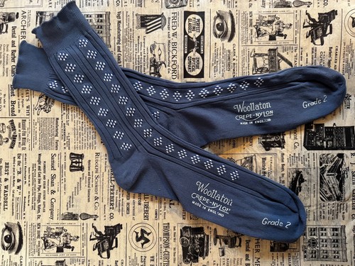 Men vintage blue patterned - vintage,