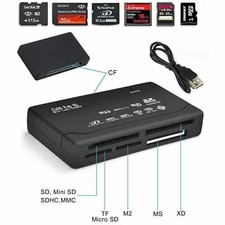 Memory Card Reader All in 1 USB SD SDHC Mini Micro M2 MMC XD CF MS TF Adapter