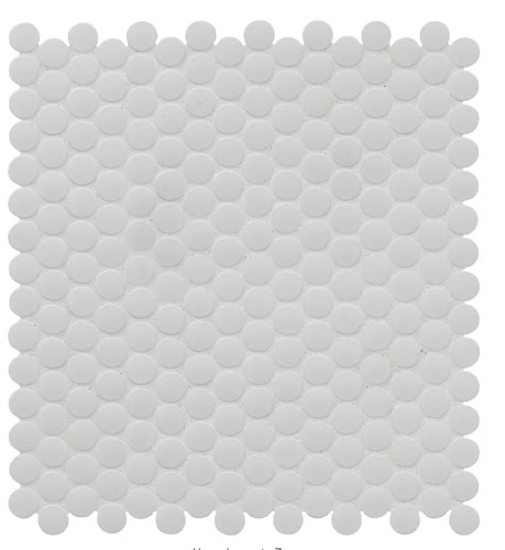 Penny round bianco x - round, in