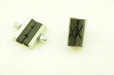 SET OF 4 BIKE CALIPER BRAKE BLOCKS, OLD STYLE 40mm SUIT 70’s80’s RALEIGH CAPRICE