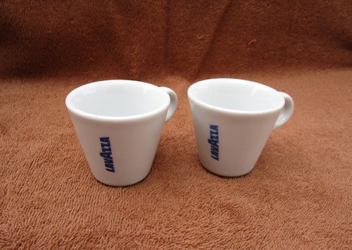 Two nice white lavazza - two,