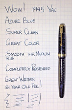 Parker Vacumatic Major Azure
