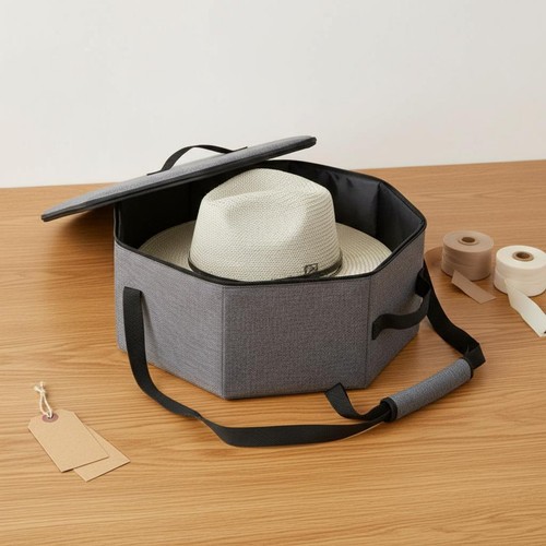 Foldable hat box - hat,