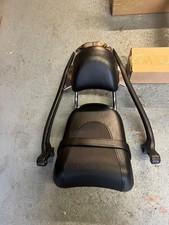 harley davidson original rocker comfortable pillion seat and backrest