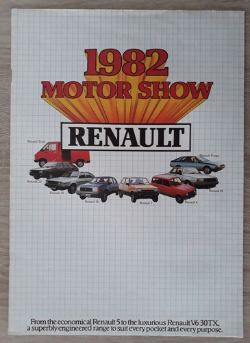 Renault range brochure 1982 - renault,