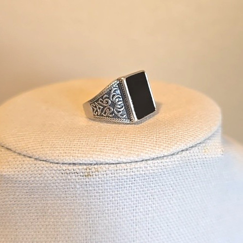 925 sterling silver mens - 925, black