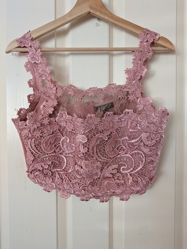 Topshop rose pink lace - topshop,