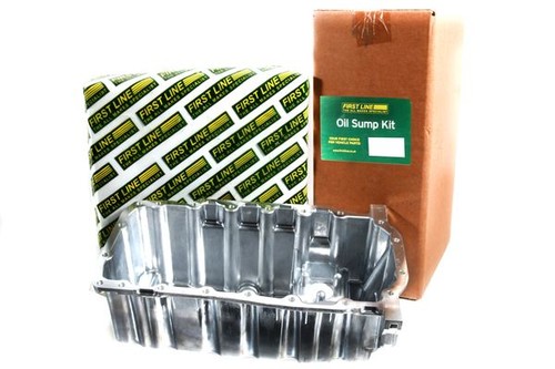 First line engine oil sump - line,