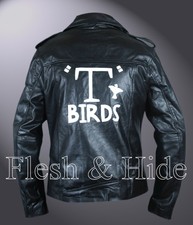 Kid's Grease T Birds Danny Zuko John Travolta Double Rider Jacket