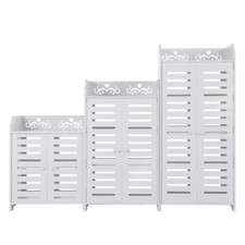 3/4/5Tier White Family Storage