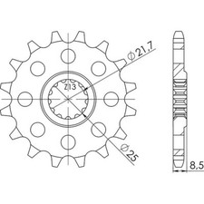 Sprocket Pitch 525 - Z 15