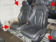 AUDI TT BLACK S LINE 2010 LEATHER HEATED FRONT SEATS INTERIOR ORIGINAL MK2 8J R8